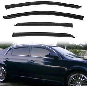 4 pcs Compatible with 03-08 Pilot Front+Rear Sun/Rain Guard Outside Mount Window Visors in Kuwait