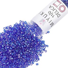 Miyuki Delica Seed Beads 11/0 Opaque Dk Blue DB726 7.2 Grams in Kuwait