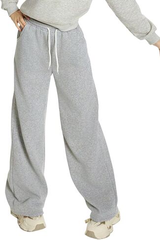 SHENHE Girl's Wide Leg Loose Sweatpants Open Bottom Atheltic Casual Baggy Sweat Pants in Saudi Arabia