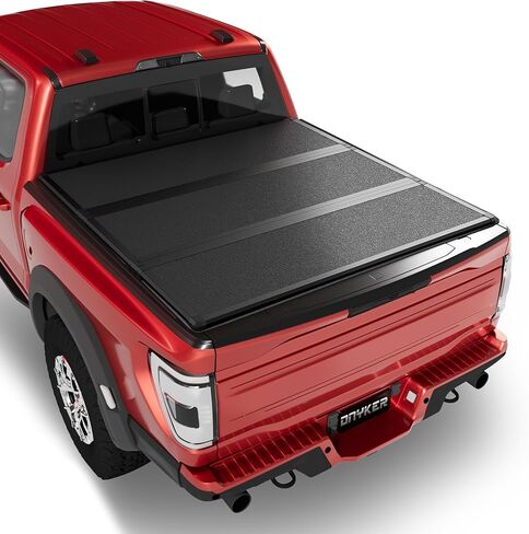 قسوة Tri TRAIN BED BED TONNEAU غطاء متوافق مع Chevy Silverado GMC Sierra 1500 New Body Style 2019-2025 ، يناسب 5.8 قدم السرير in Kuwait
