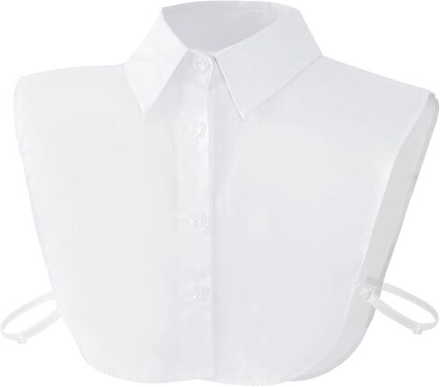 hoyuwak Fake Collar Detachable Dickey Collar Half False Shirt Collars Tops for Women Graduation Daily in Saudi Arabia