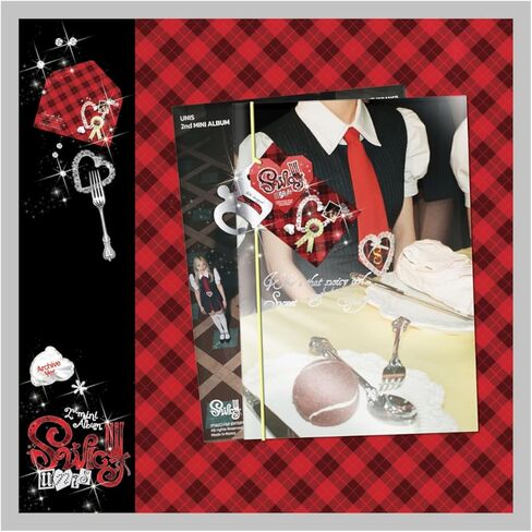 ألبوم UNIS SWICY الثاني المصغر مع تتبع مختوم (مجموعة 3 إصدارات (أرشيف + وصفة + 1 حلقة مفاتيح)) in Kuwait