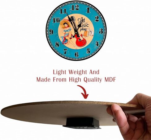 13-Inch Vintage Car Wall Clock for Him Retro Gas Station Themed Clock for Living Room, Cafe, Office & Man Cave Decor – Perfect Christmas Decor in Saudi Arabia