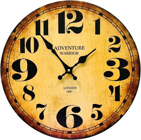 13-Inch Vintage Car Wall Clock for Him Retro Gas Station Themed Clock for Living Room, Cafe, Office & Man Cave Decor – Perfect Christmas Decor in Saudi Arabia
