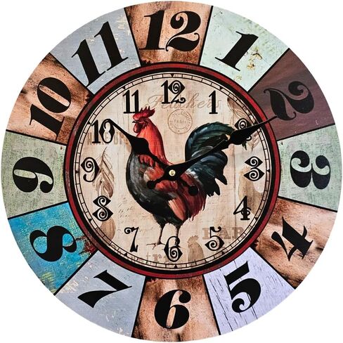 13-Inch Vintage Car Wall Clock for Him Retro Gas Station Themed Clock for Living Room, Cafe, Office & Man Cave Decor – Perfect Christmas Decor in Saudi Arabia