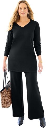 Women's Plus Size Cashmiracle V-Neck Sweater in Saudi Arabia