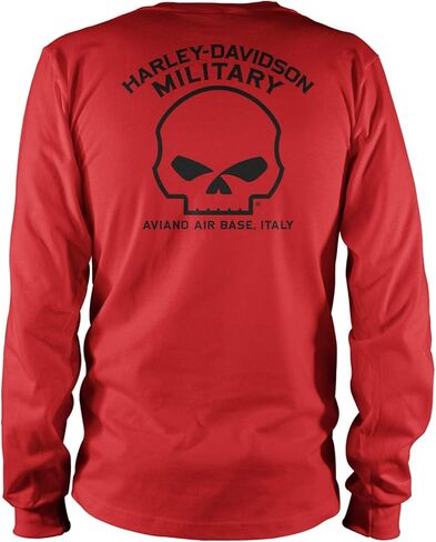 Harley-Davidson Military, Exclusive H-D Licensed Overseas Tour Long Sleeve T-Shirt, Hot Ride, Aviano Air Base in Saudi Arabia