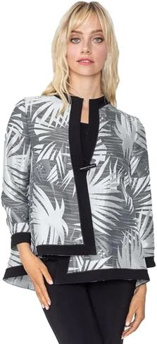 IC Collection Tropical One-Button Jacket - 5493J in Saudi Arabia