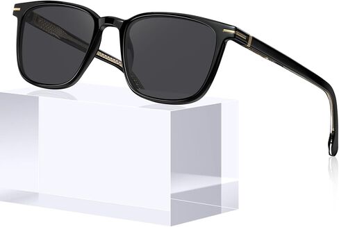 CARFIA Classic Polarized Sunglasses for Men UV400 Protection, Flexible Acetate Shades with Core Wire Design CA31238 in Saudi Arabia