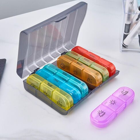 Pill Cases Organizers for Medication, Vitamins, Fish Oils, Supplements in Saudi Arabia
