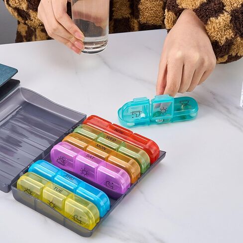 Pill Cases Organizers for Medication, Vitamins, Fish Oils, Supplements in Saudi Arabia