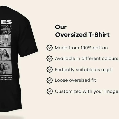 Custom Bestie Shirts for Women – Personalized T-Shirt with Photo in Saudi Arabia