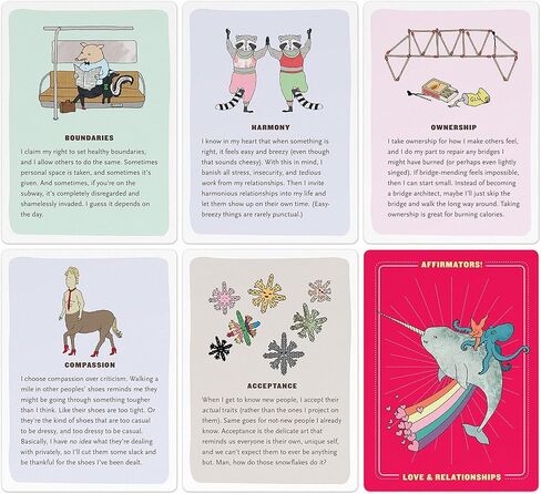 ضرب الضرب المؤكدين! سطح الحب والعلاقات: 50 بطاقة تأكيد لمساعدتك على مساعدة نفسك بدون عرس ذاتي (50 بطاقة) in Kuwait