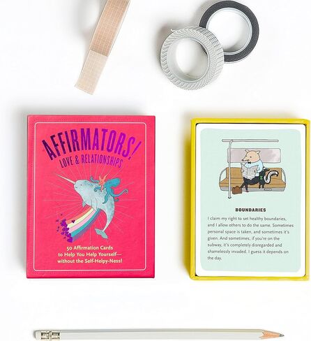 ضرب الضرب المؤكدين! سطح الحب والعلاقات: 50 بطاقة تأكيد لمساعدتك على مساعدة نفسك بدون عرس ذاتي (50 بطاقة) in Kuwait