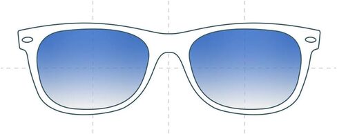 عدسات النظارات الشمسية البديلة المتوافقة مع Persol Steve McQueen 714SM 52 مم (زوج متدرج من الماس غير المستقطب باللون الأزرق الفرنسي - SFx Diamond) in Saudi Arabia