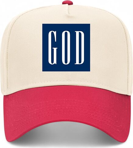 قبعة سائق الشاحنة الكلاسيكية المربعة من God | قبعة بيسبول Snapback ممتازة للرجال والنساء in Saudi Arabia