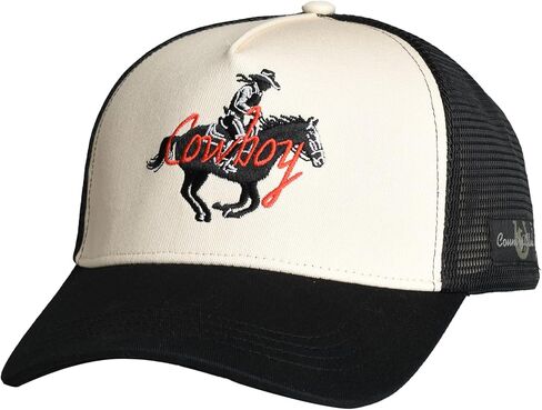 EDTREK Country Club Trucker Hat Classic Cowboy Cowgirl Baseball Cap Vintage Western Style in Saudi Arabia