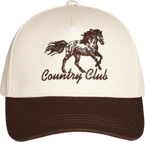 EDTREK Country Club Trucker Hat Classic Cowboy Cowgirl Baseball Cap Vintage Western Style in Saudi Arabia