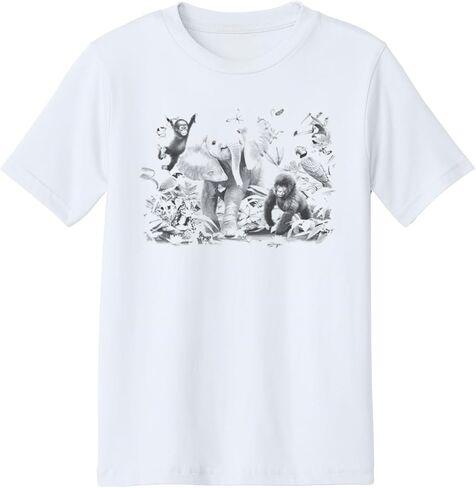 Boys Girls Jungle Solar Color Changing Shirt Sun Tee for Youth Size in Saudi Arabia