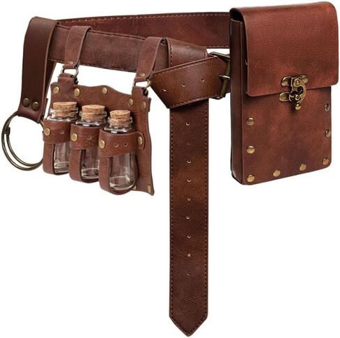 عصر النهضة حزام حقيبة عملة العملة المحفظة بزجاجة زجاجة الجبال in Kuwait