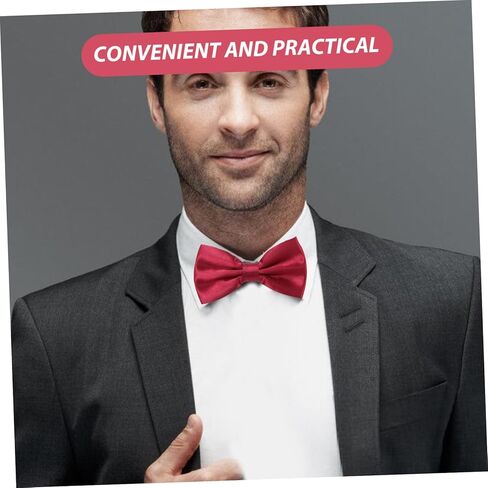 PACKOVE بدلة رسمية للرجال ربطة القوس فيونكة سهرة Cravat مجموعة الزفاف Cummerbund حامل مربع الجيب in Kuwait