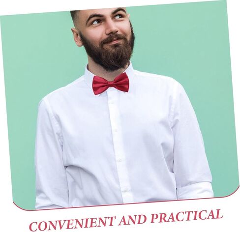 PACKOVE بدلة رسمية للرجال ربطة القوس فيونكة سهرة Cravat مجموعة الزفاف Cummerbund حامل مربع الجيب in Kuwait