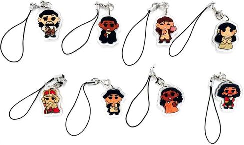 8 قطع من سلاسل المفاتيح هاميلتون من كواليتي لايف، سلع موسيقية للمعجبين، هدية هاميلتون لمحبي الموسيقى in Kuwait