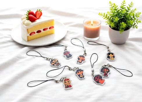 8 قطع من سلاسل المفاتيح هاميلتون من كواليتي لايف، سلع موسيقية للمعجبين، هدية هاميلتون لمحبي الموسيقى in Kuwait