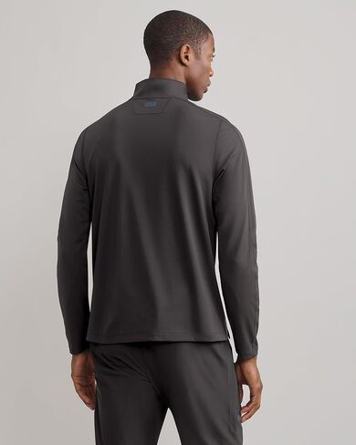 Rhone Men's Rise 1/4 Zip, Lightweight Quarter-Zip, Casual Pullover (Asphalt, Large) in Saudi Arabia