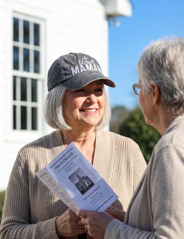 InnoBeta Mamaw Gifts, Gifts for Mamaw, Blessed Adjustable Embroidered Baseball Cap on Mother's Day, Christmas, Birthday in Saudi Arabia