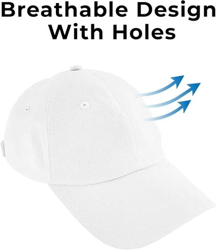 MERNEST Baseball Cap for Men & Women - Unstructured Adjustable Classic Low Profile Plain Cap - 100% Cotton Dad Hat Trucker in Saudi Arabia