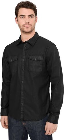 John Varvatos Mens Otto Shirt in Saudi Arabia