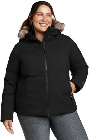 سترة Eddie Bauer للسيدات من Olympia مقاومة للماء بغطاء للرأس in Saudi Arabia