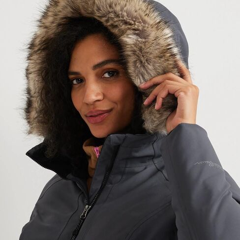 سترة Eddie Bauer للسيدات من Olympia مقاومة للماء بغطاء للرأس in Saudi Arabia