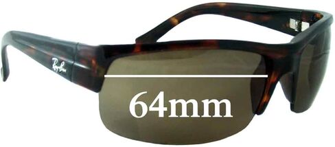 عدسات النظارات الشمسية البديلة المتوافقة مع Ray-Ban RB4079 مقاس 64 مم in Saudi Arabia