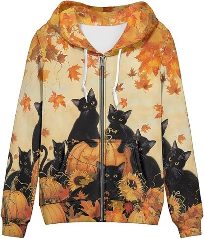 NRBEAWD Women's Zip Up Hoodies Casual Long Sleeve Track Jackets Hooded Sweatshirts With Pockets XS-5XL in Saudi Arabia