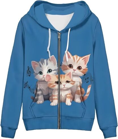 NRBEAWD Women's Zip Up Hoodies Casual Long Sleeve Track Jackets Hooded Sweatshirts With Pockets XS-5XL in Saudi Arabia
