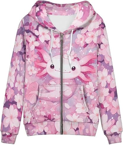 NRBEAWD Women's Zip Up Hoodies Casual Long Sleeve Track Jackets Hooded Sweatshirts With Pockets XS-5XL in Saudi Arabia