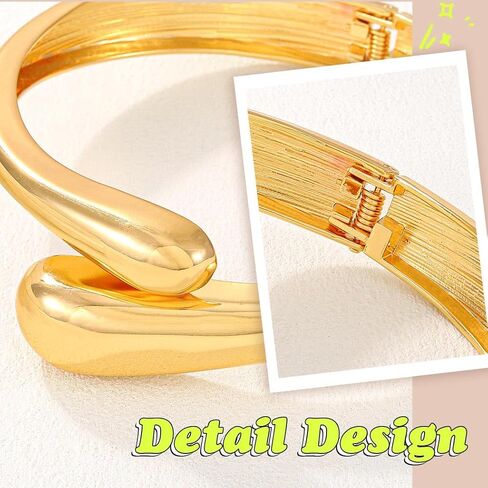 ACEDRE Chunky Gold Cuff Choker Necklace Statement Jewelry for Women in Kuwait