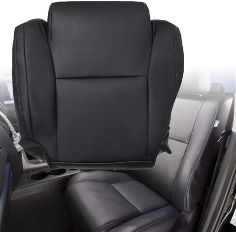 Priprilod Black Leather Driver Side Bottom Replacement Seat Cover Compatible with Toyota Tundra 2007 2008 2009 2010 2011 2012 2013 in Kuwait