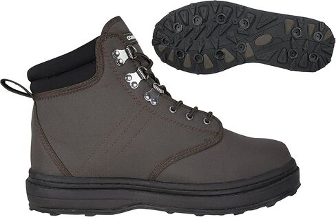 Compass 360 Women's & Youth Fishing River Durable Non Slip Stillwater II Cleated Sole Wading Shoes Boots in Saudi Arabia