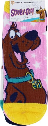 Hyp Scooby-Doo Hearts Ladies Low-Cut Socks, 5-Pack, Shoe Size 4-10 in Saudi Arabia