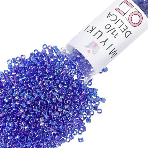 Miyuki Delica Seed Beads 11/0 Opaque Dk Blue DB726 7.2 Grams in Kuwait