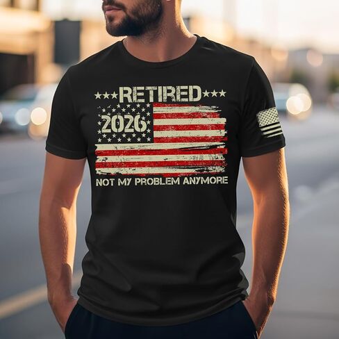 Retirement Gifts for Men Women,Retirement Shirts for Men,2026 Retirement Decorations,Retired Shirts for Dad,Mom in Saudi Arabia