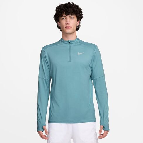 قميص الجري Nike Element للرجال Dri-FIT 1/2-Zip (دينيم تركواز، DD4756-464) مقاس كبير in Kuwait