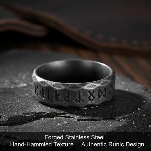 Celtic Spinner Ring 316L Stainless Steel Viking Rune Signet Ring For Men Vintage Jewely Finger Accessories Male US Size - N9 in Saudi Arabia