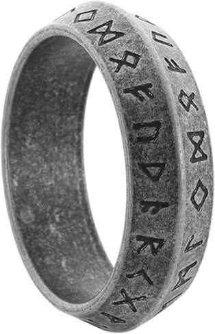 Celtic Spinner Ring 316L Stainless Steel Viking Rune Signet Ring For Men Vintage Jewely Finger Accessories Male US Size - N9 in Saudi Arabia