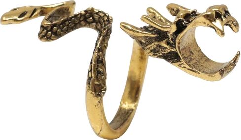 1 Pack Adjustable Rings Novelty Accessory Punk Jewelry Gothic Medieval Fantasy Costume Party Gift for Men Women in Saudi Arabia