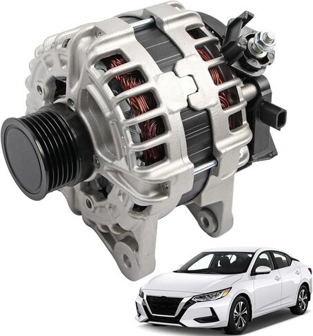 مولد كهربائي 12 فولت 125 أمبير مناسب لسيارة تويوتا كورولا 1.8L 2014-2019، قطع غيار مولد السيارة تحل محل 27060-0T240 104211-3301 in Kuwait
