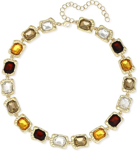 BONJOULRY Chunky Gold Necklace for Women Gold Evil Eye Cowboy Pendant Necklace Dainty Paperclip Chain Vintage Luck Amulet Choker Necklaces Celestial Jewelry Gift in Saudi Arabia